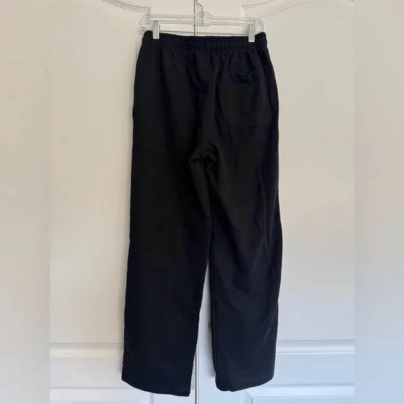 Fresh Love Black Joggers with White Graphic Logo - Picture 2 of 5